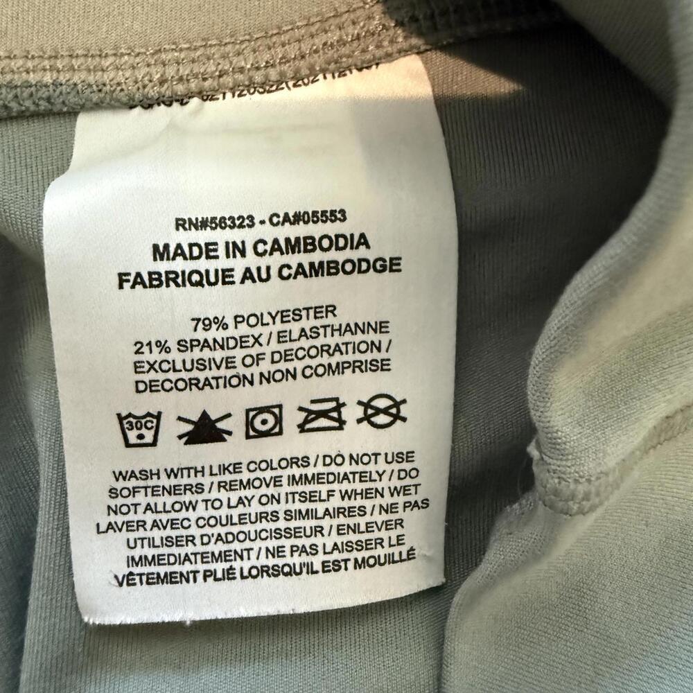 NWOT Nike Women's DRI-FIT Mid Rise Light Mint Green Leggings SZ Medium - Picture 4 of 6